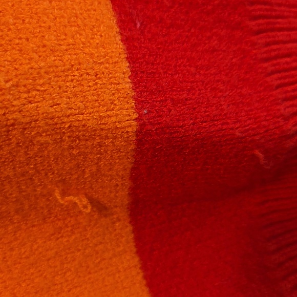 Dressed In LALA Dancing Queen Rainbow Midi Skirt And Oversized Knit Set - Picture 4 of 4